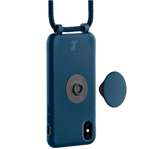 Kup Etui Just Elegance PopGrip Apple iPhone XS/X navy/modrá safírová 30018 - JEC146 - {ean13} - Sklep Home Screen
