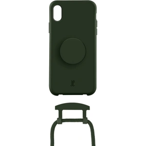 Kup Etui Just Elegance PopGrip Apple iPhone XS/X zöld/zöldebb rétek 30015 - JEC148 - {ean13} - Sklep Home Screen