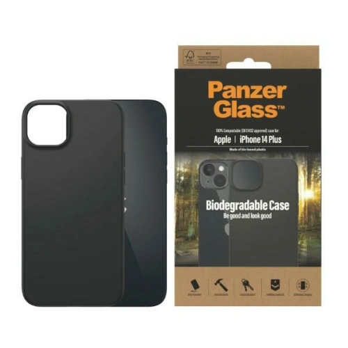 Buy PanzerGlass Biodegradable Case Apple iPhone 14 Plus / 15 Plus black 0419 - PZG16 - {ean13} - Home Screen Store Europe