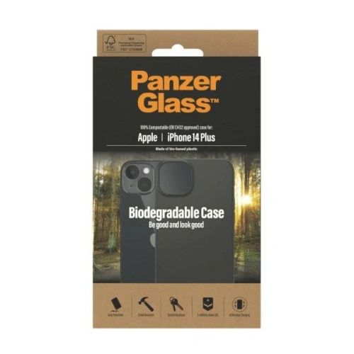 Kup Etui PanzerGlass Carcasă biodegradabilă Apple iPhone 14 Plus / 15 Plus negru/black 0419 - PZG16 - {ean13} - Sklep Home Screen