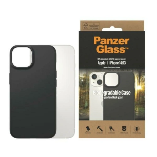 Kup Etui PanzerGlass Biodegradable Case Apple iPhone 14/13 czarny/black 0417 - PZG19 - {ean13} - Sklep Home Screen