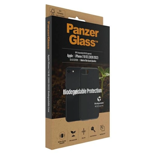 Buy PanzerGlass Biodegradable Case Apple iPhone SE 2022/SE 2020/8/7 black 0346 - PZG20 - {ean13} - Home Screen Store Europe