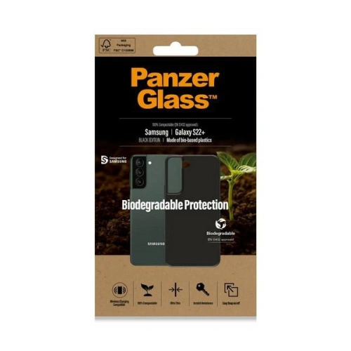Kup Etui PanzerGlass Biodegradable Case Samsung Galaxy S22+ Plus czarny/black 0375 - PZG21 - {ean13} - Sklep Home Screen