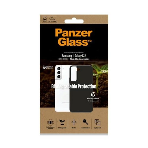 Buy PanzerGlass Biodegradable Case Samsung Galaxy S22 black 0374 - PZG22 - {ean13} - Home Screen Store Europe