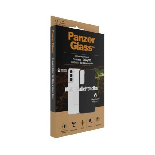 Buy PanzerGlass Biodegradable Case Samsung Galaxy S22 black 0374 - PZG22 - {ean13} - Home Screen Store Europe