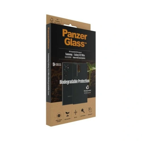Kup Etui PanzerGlass Biodegradable Case Samsung Galaxy S22 Ultra czarny/black 0376 - PZG23 - {ean13} - Sklep Home Screen