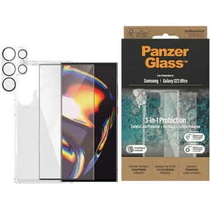 Kup Zestaw PanzerGlass Bundle 3in1 Samsung Galaxy S23 Ultra Hardcase + Screen Protector + Camera Lens 0435+7317 - PZG25 - {ean13} - Sklep Home Screen