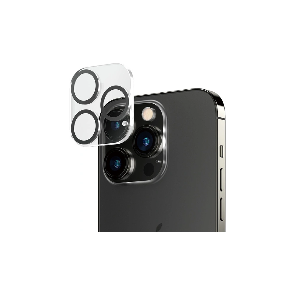 Szkło hartowane na obiektyw aparatu PanzerGlass Camera Protector Apple iPhone 14 Pro/14 Pro Max Platinium Strength 0400