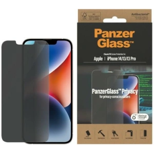 Kup Szkło hartowane PanzerGlass Classic Fit Apple iPhone 14/13/13 Pro Privacy Screen Protection Antibacterial P2767 - PZG31 - {ean13} - Sklep Home Screen