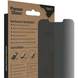 Kup Szkło hartowane PanzerGlass Classic Fit Apple iPhone 14/13/13 Pro Privacy Screen Protection Antibacterial P2767 - PZG31 - {ean13} - Sklep Home Screen