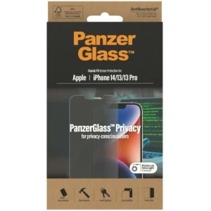 Kup Szkło hartowane PanzerGlass Classic Fit Apple iPhone 14/13/13 Pro Privacy Screen Protection Antibacterial P2767 - PZG31 - {ean13} - Sklep Home Screen