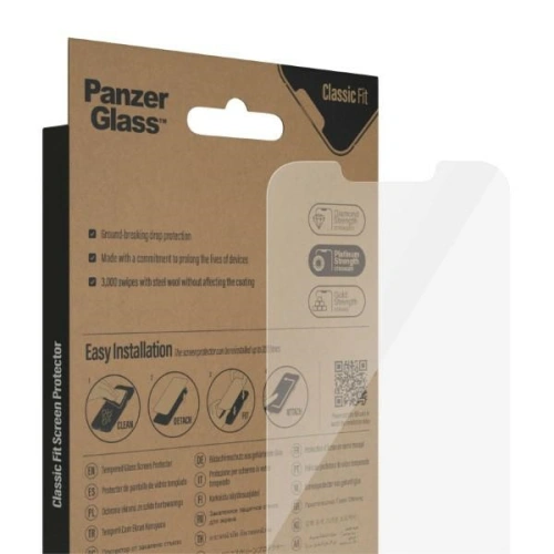 Kup Szkło hartowane PanzerGlass Classic Fit Apple iPhone 14/13/13 Pro Screen Protection Antibacterial 2767 - PZG32 - {ean13} - Sklep Home Screen