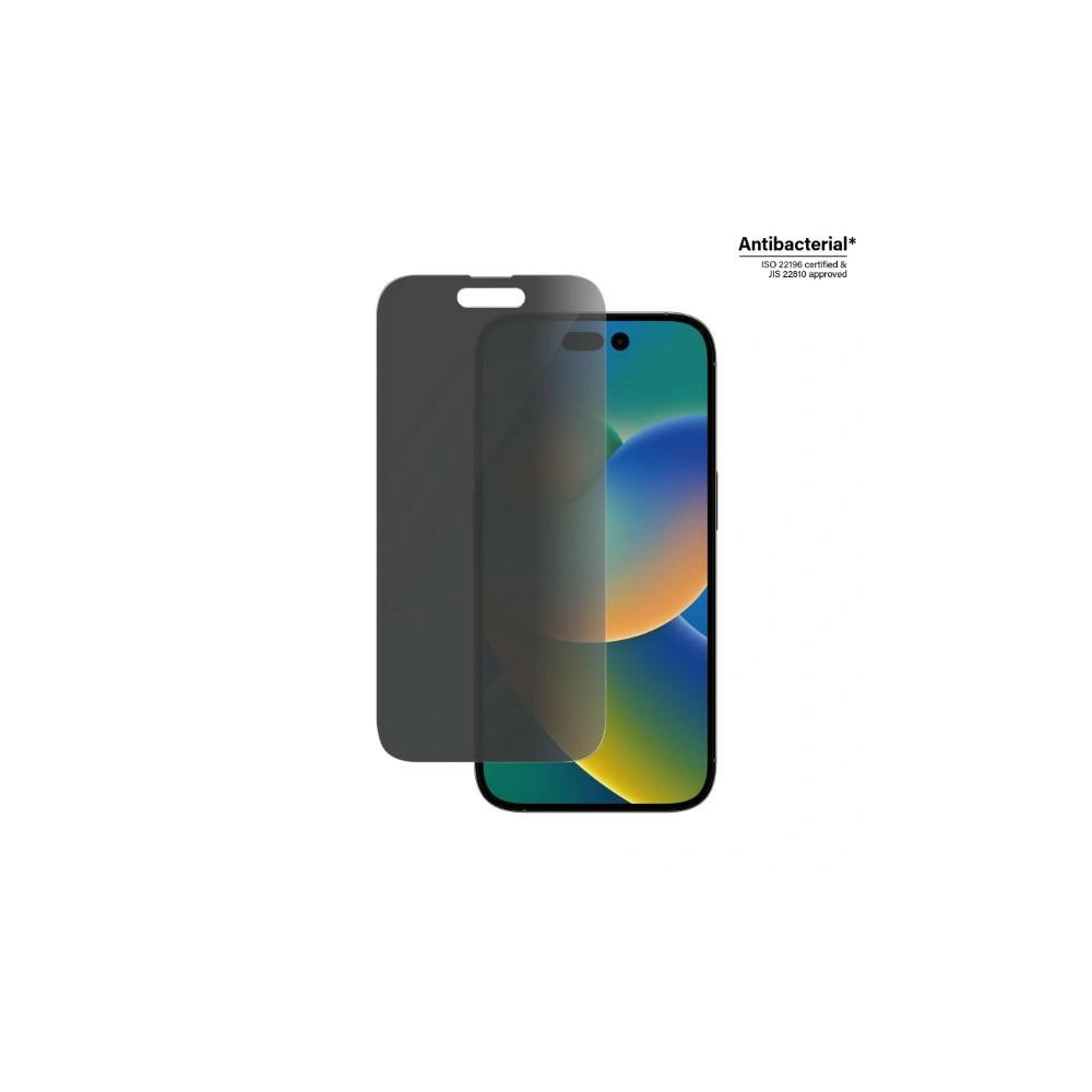Szkło hartowane PanzerGlass Classic Fit Apple iPhone 14 Pro Privacy Screen Protection Antibacterial P2768
