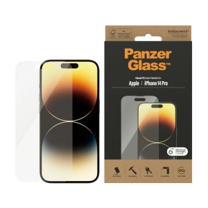 Szkło hartowane PanzerGlass Classic Fit Apple iPhone 14 Pro Screen Protection Antibacterial 2768