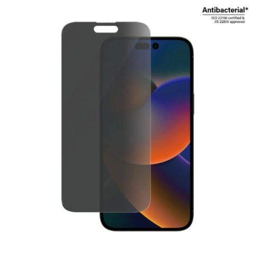 Kup Tvrzené sklo PanzerGlass Classic Fit Apple iPhone 14 Pro Max Ochrana soukromí Antibakteriální P2770 - PZG35 - {ean13} - Sklep Home Screen