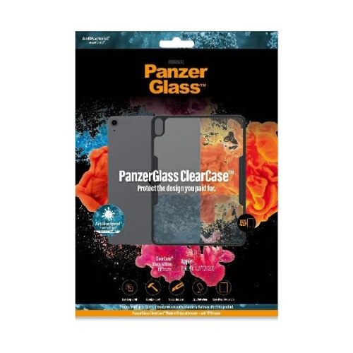 Kup Etui PanzerGlass ClearCase Apple iPad Air 10.9 2020 (4. generație) antibacterian negru/black - PZG40 - {ean13} - Sklep Home Screen