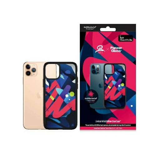 Kup PanzerGlass Apple Tasche ClearCase iPhone 11 Pro Max Mikael B Limited Artist Edition Antibakteriell - PZG44 - {ean13} - Sklep Home Screen