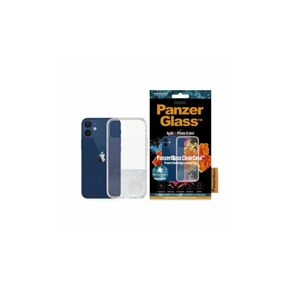 Etui PanzerGlass ClearCase Apple iPhone 12 mini Antibacterial clear
