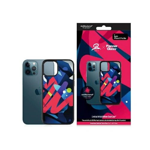 Kup PanzerGlass Apple Tasche ClearCase iPhone 12 Pro Max Mikael B Limited Artist Edition Antibakteriell - PZG56 - {ean13} - Sklep Home Screen