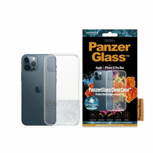Kup Etui PanzerGlass ClearCase Apple iPhone 12 Pro Max Antibakteriális átlátszó - PZG57 - {ean13} - Sklep Home Screen