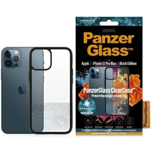 Kup Etui PanzerGlass ClearCase Apple iPhone 12 Pro Max Antibacterial czarny/black - PZG58 - {ean13} - Sklep Home Screen