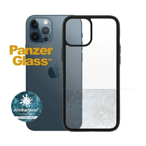 Kup Etui PanzerGlass ClearCase Apple iPhone 12 Pro Max Antibacterial czarny/black - PZG58 - {ean13} - Sklep Home Screen