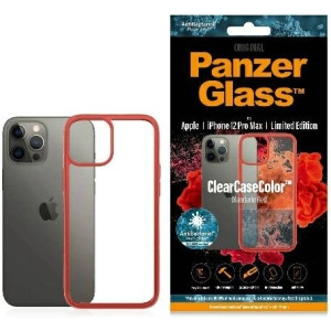 Kup Etui PanzerGlass ClearCase Apple iPhone 12 Pro Max Mandarin Red AB - PZG60 - {ean13} - Sklep Home Screen