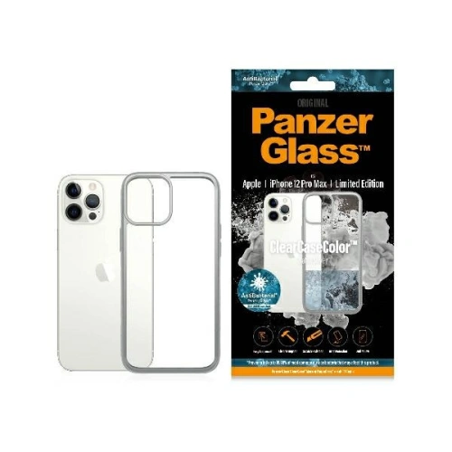 Kup PanzerGlass Apple Tasche ClearCase iPhone 12 Pro Max Satin Silber AB - PZG64 - {ean13} - Sklep Home Screen