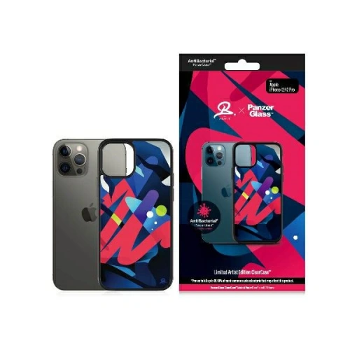 Kup PanzerGlass Apple Tasche ClearCase iPhone 12/12 Pro Mikael B Limited Artist Edition Antibakteriell - PZG68 - {ean13} - Sklep Home Screen