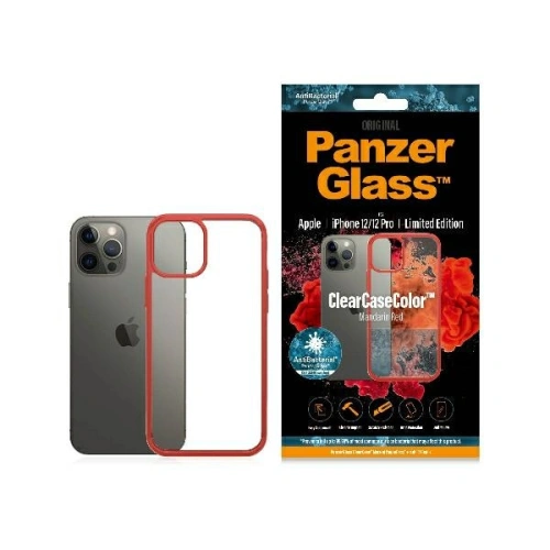 Kup Etui PanzerGlass ClearCase Apple iPhone 12/12 Pro Mandarin piros AB - PZG70 - {ean13} - Sklep Home Screen