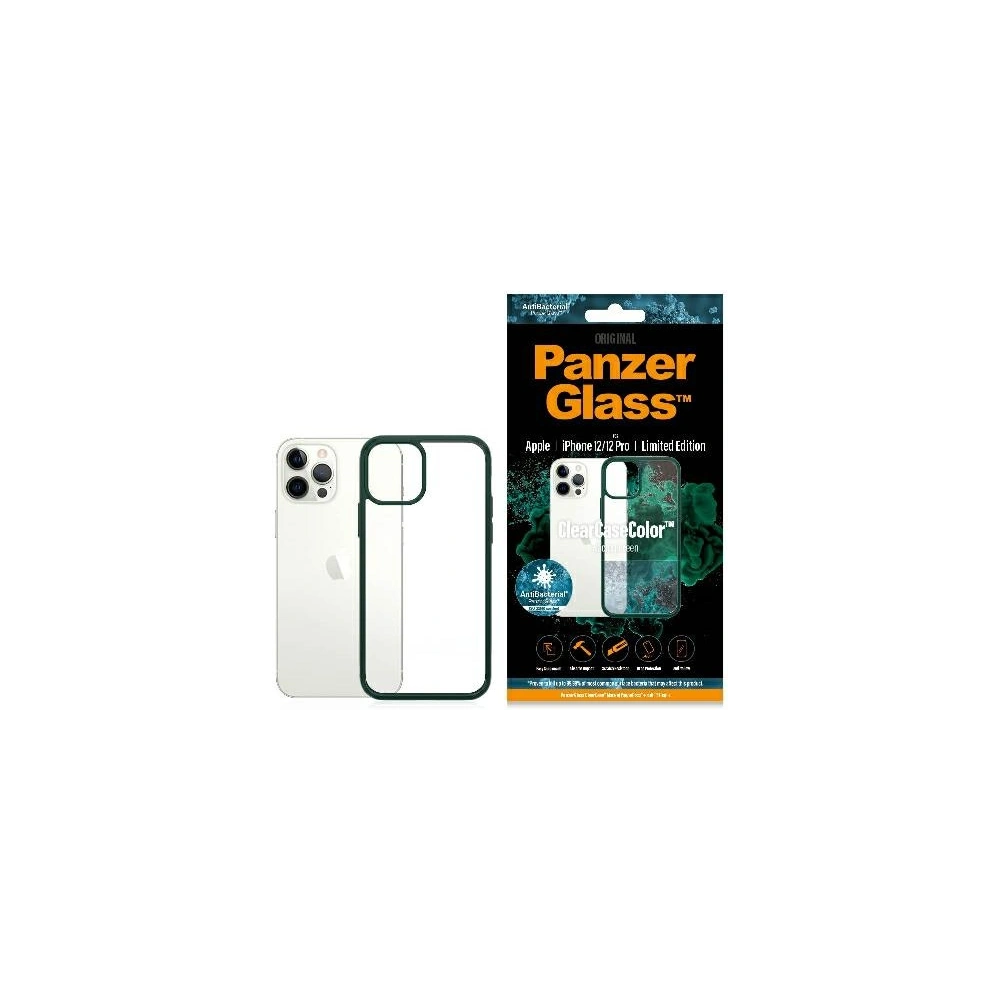 Etui PanzerGlass ClearCase Apple iPhone 12/12 Pro Racing Green AB