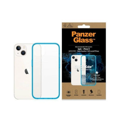 Kup Etui PanzerGlass ClearCase Apple iPhone 13 Antibakteriální vojenské kvality Bondi Blue 0331 - PZG76 - {ean13} - Sklep Home Screen