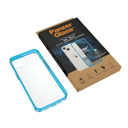 Kup Etui PanzerGlass ClearCase Apple iPhone 13 Antibakteriální vojenské kvality Bondi Blue 0331 - PZG76 - {ean13} - Sklep Home Screen