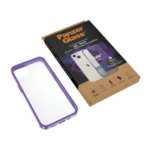 Kup Etui PanzerGlass ClearCase Apple iPhone 13 Antibacterial Military grade Grape 0332 - PZG77 - {ean13} - Sklep Home Screen
