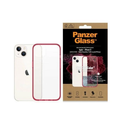 Kup Etui PanzerGlass ClearCase Apple iPhone 13 Antibacterian de grad militar Strawberry 0335 - PZG79 - {ean13} - Sklep Home Screen