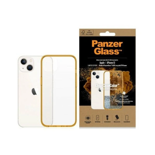 Kup Etui PanzerGlass ClearCase Apple iPhone 13 Antibakteriální vojenské třídy Tangerine 0333 - PZG80 - {ean13} - Sklep Home Screen