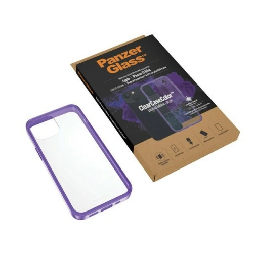 Buy PanzerGlass ClearCase Apple iPhone 13 mini Antibacterial Military grade Grape 0327 - PZG83 - {ean13} - Home Screen Store Europe