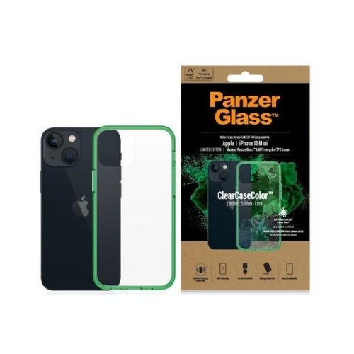 Kup Etui PanzerGlass ClearCase Apple iPhone 13 mini Antibakteriální vojenské třídy Lime 0329 - PZG84 - {ean13} - Sklep Home Screen