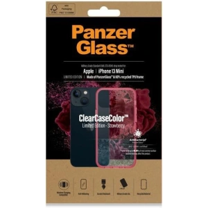 Etui PanzerGlass ClearCase Apple iPhone 13 mini Antibacterial Military grade Strawberry 0330