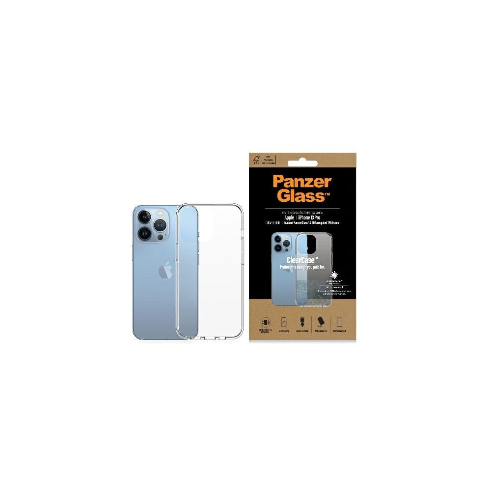 Etui PanzerGlass ClearCase Apple iPhone 13 Pro Antibacterial Military grade clear 0322