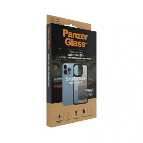 Kup Etui PanzerGlass ClearCase Apple iPhone 13 Pro černé Antibakteriální vojenské kvality SilverBullet 0324 - PZG90 - {ean13} - Sklep Home Screen