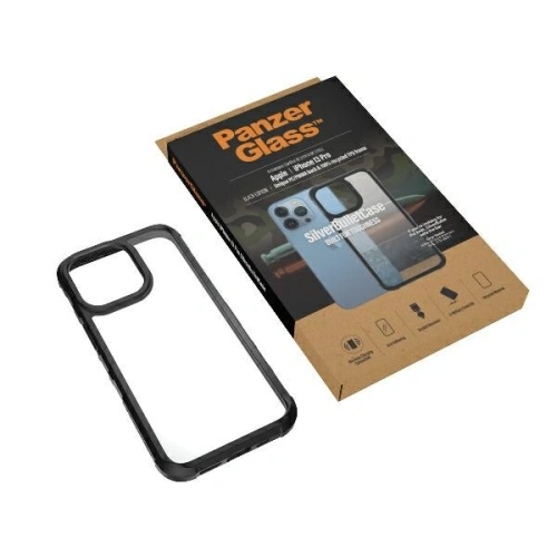 Kup Etui PanzerGlass ClearCase Apple iPhone 13 Pro black Antibacterial Military grade SilverBullet 0324 - PZG90 - {ean13} - Sklep Home Screen