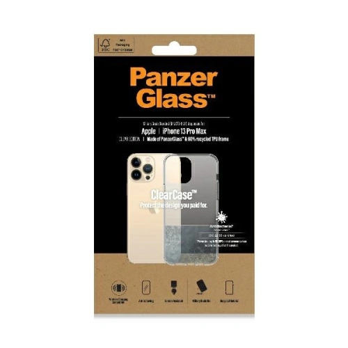 Kup Etui PanzerGlass ClearCase Apple iPhone 13 Pro Max Antibakteriální vojenské třídy čiré 0314 - PZG91 - {ean13} - Sklep Home Screen
