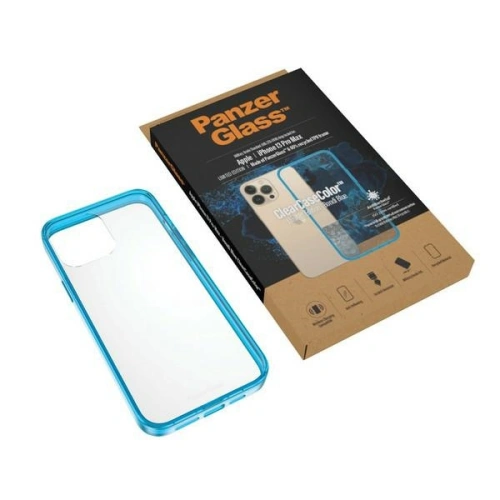 Kup PanzerGlass Apple Tasche ClearCase iPhone 13 Pro Max Antibakteriell Militärische Qualität Bondi Blau 0341 - PZG92 - {ean13} - Sklep Home Screen