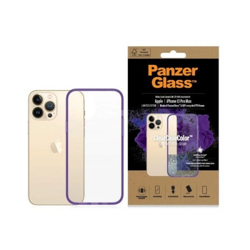 Kup Etui PanzerGlass ClearCase Apple iPhone 13 Pro Max Antibacterian de grad militar Grape 0342 - PZG93 - {ean13} - Sklep Home Screen