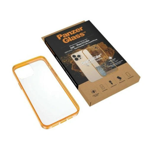 Kup Etui PanzerGlass ClearCase Apple iPhone 13 Pro Max Antibakteriální vojenské třídy Tangerine 0343 - PZG96 - {ean13} - Sklep Home Screen