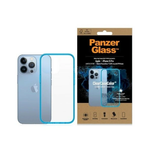 Kup Etui PanzerGlass ClearCase Apple iPhone 13 Pro Antibacterian de grad militar Bondi Blue 0336 - PZG98 - {ean13} - Sklep Home Screen