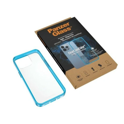 Kup Etui PanzerGlass ClearCase Apple iPhone 13 Pro Antibacterian de grad militar Bondi Blue 0336 - PZG98 - {ean13} - Sklep Home Screen