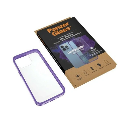 Kup Etui PanzerGlass ClearCase Apple iPhone 13 Pro Antibacterial Military grade Grape 0337 - PZG99 - {ean13} - Sklep Home Screen