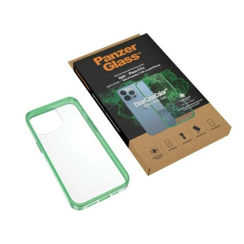 Kup Etui PanzerGlass ClearCase Apple iPhone 13 Pro Antibacterial Military grade Lime 0339 - PZG100 - {ean13} - Sklep Home Screen